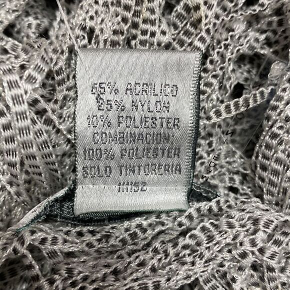 Alberto Makali Black & White Cami & Fringe Cardigan Set Size Large NWT - Picture 7 of 8